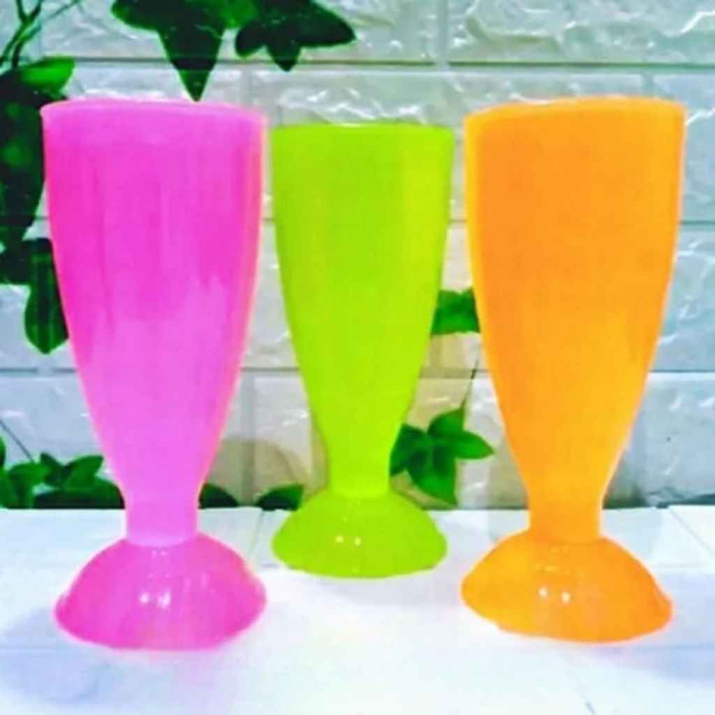 Sale Cuci Gudang Gelas Jus 12 Pcs / 1 Lusin Gelas Jus Mika Plastik / Gelas Jus Tahan Panas / Gelas J