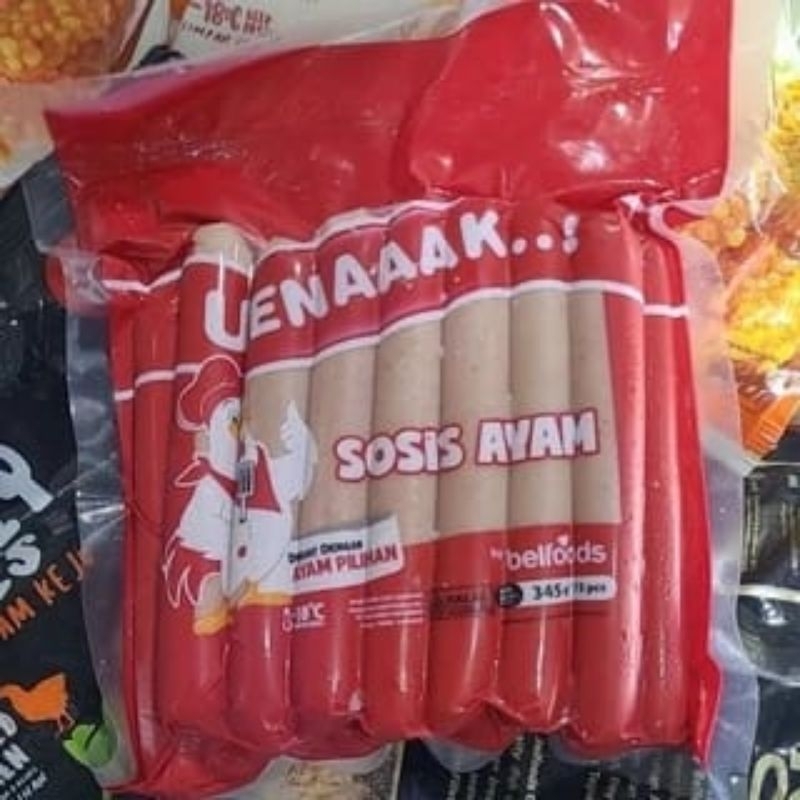 

Belfood Uenak Sosis ayam 345gr