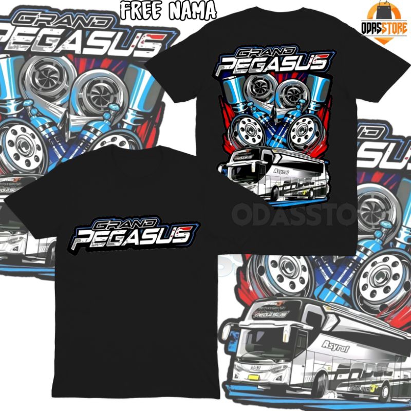 Bisa cod Baju Kaos Anak Anak Bus Pegasus Bus Basuri Telolet Pakaian Baju Kaos Anak Anak Bus Mania