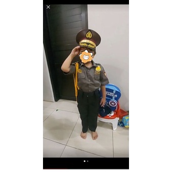 Ready Stok baju polisi anak kostum karnaval baju profesi anak lakilaki