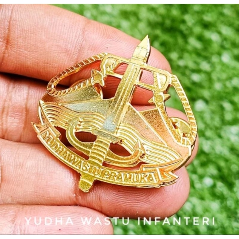 Brivet Wing Infanteri Yudha Wastu Pramukha 100 % Asli Kuningan