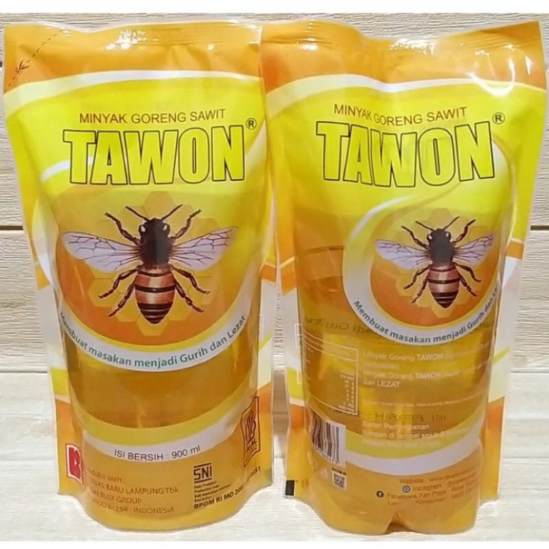 

✔MURAH MINYAK GORENG TAWON 900ml /Minyak Goreng Sawit