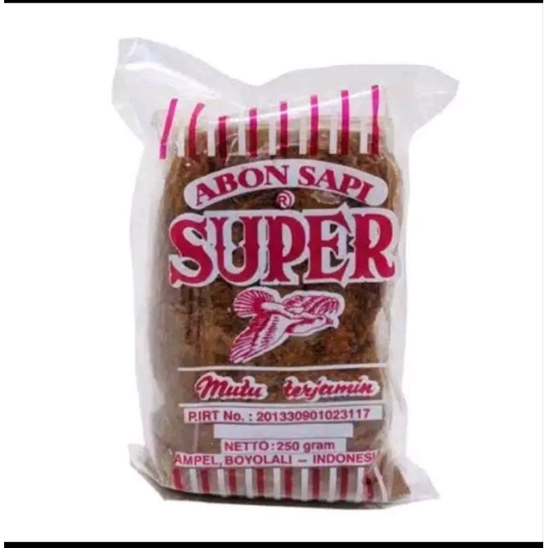 

Abon Sapi Super Burung Asli Boyolali Kemasan 250gr