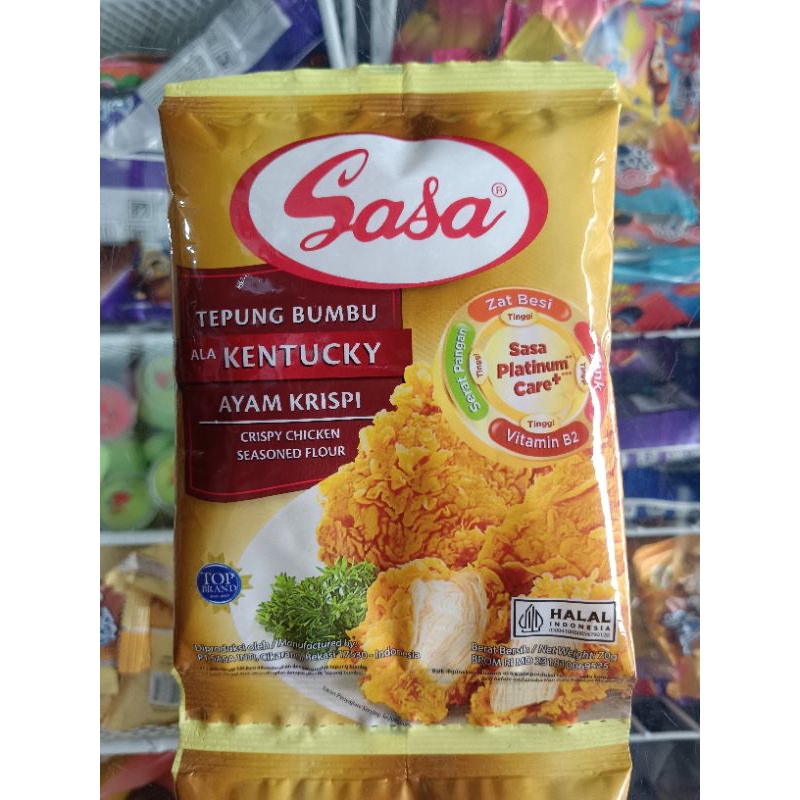 

Tepung Sasa Ayam Krispi 70 Gram