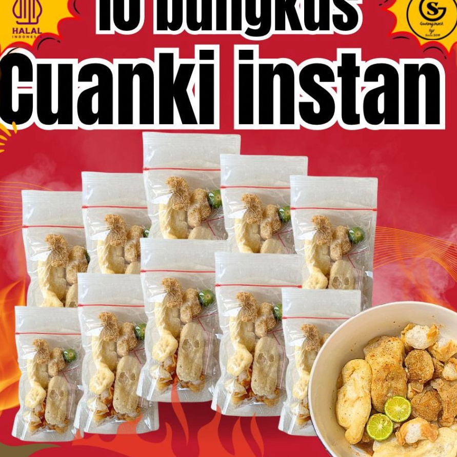 

Ready Stok 1 Bungkus Cuanki Instan Paket Irit Ekonomis Hotpot Instan