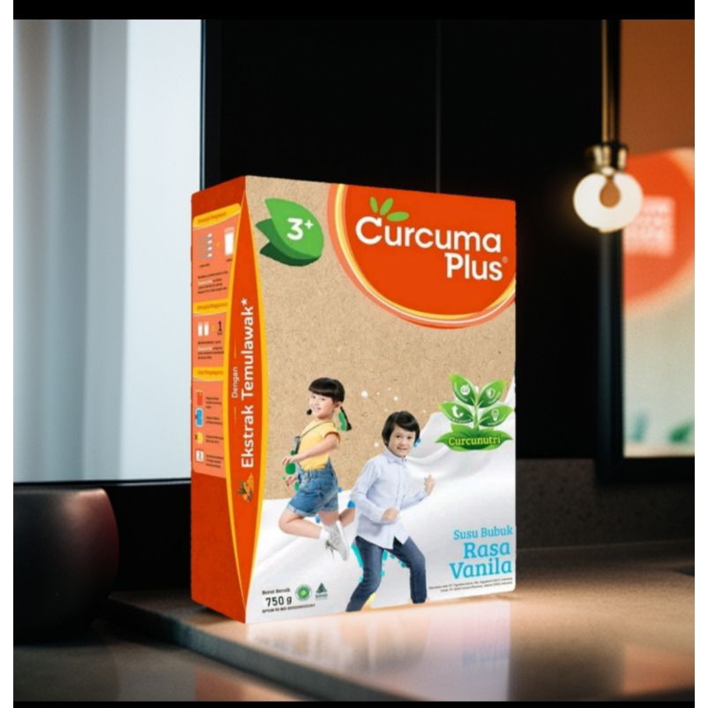 SUSU CURCUMA PLUS SUSU PERTUMBUHAN  ANAK 1-6TH