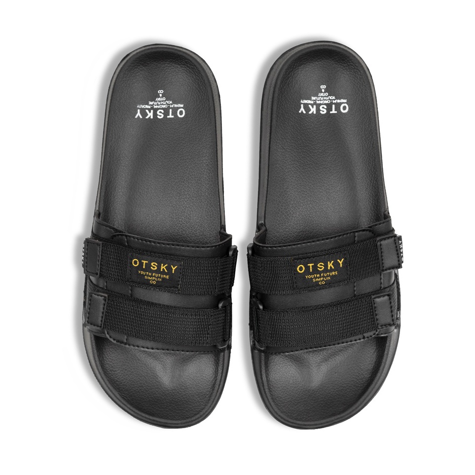 ART P74D Otsky Sandal slide slip on Strap Series Black