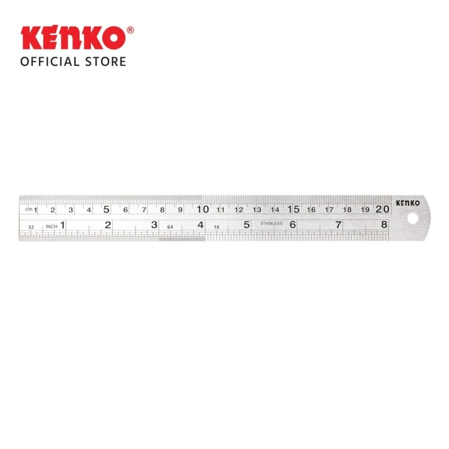 

Kenko Penggaris Besi 20 Cm Stainless Steel Ruler