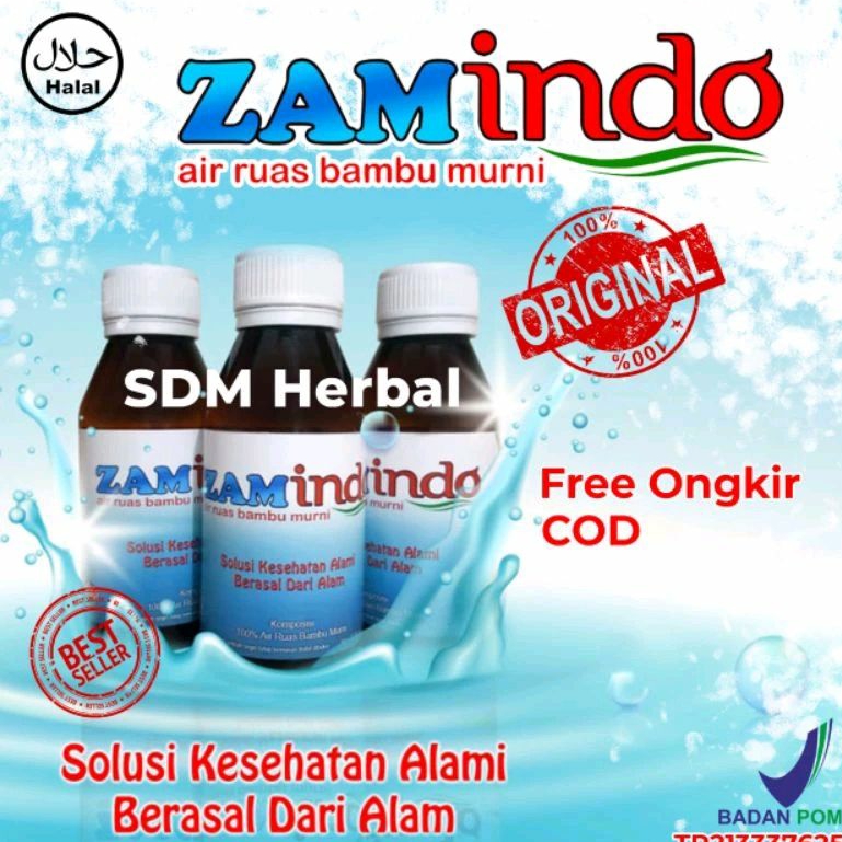 

Air ruas bambu Zamindo Herbal Alami