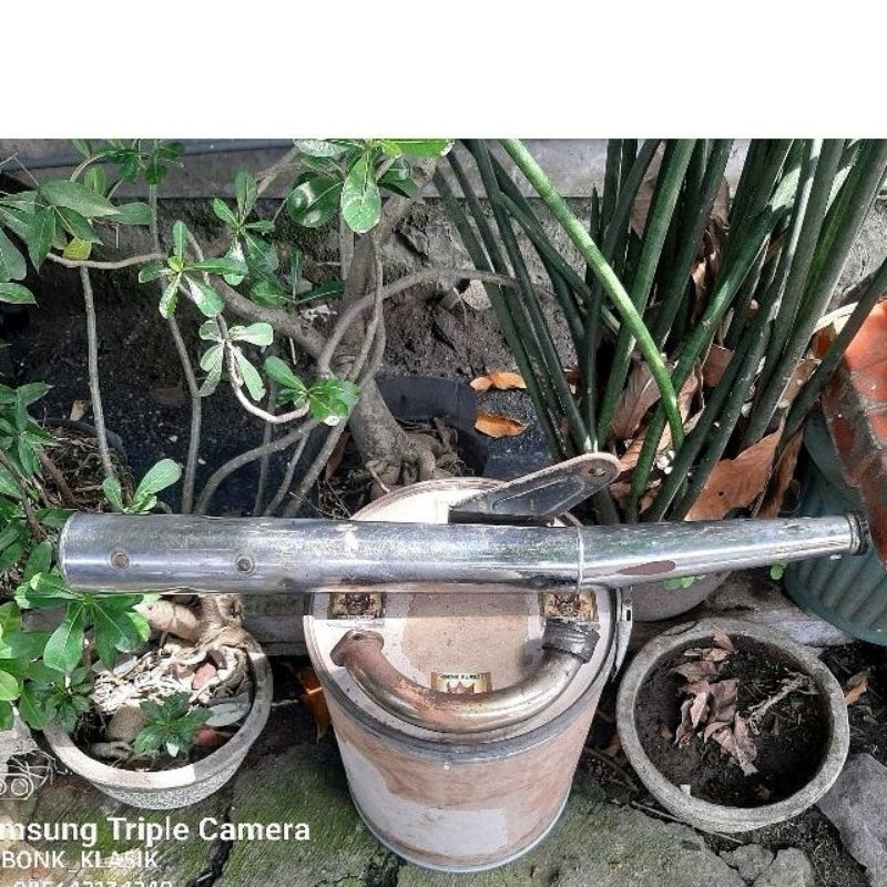 knalpot suzuki trs 118 trs katana ORIGINAL knalpot trs 118 trz katana