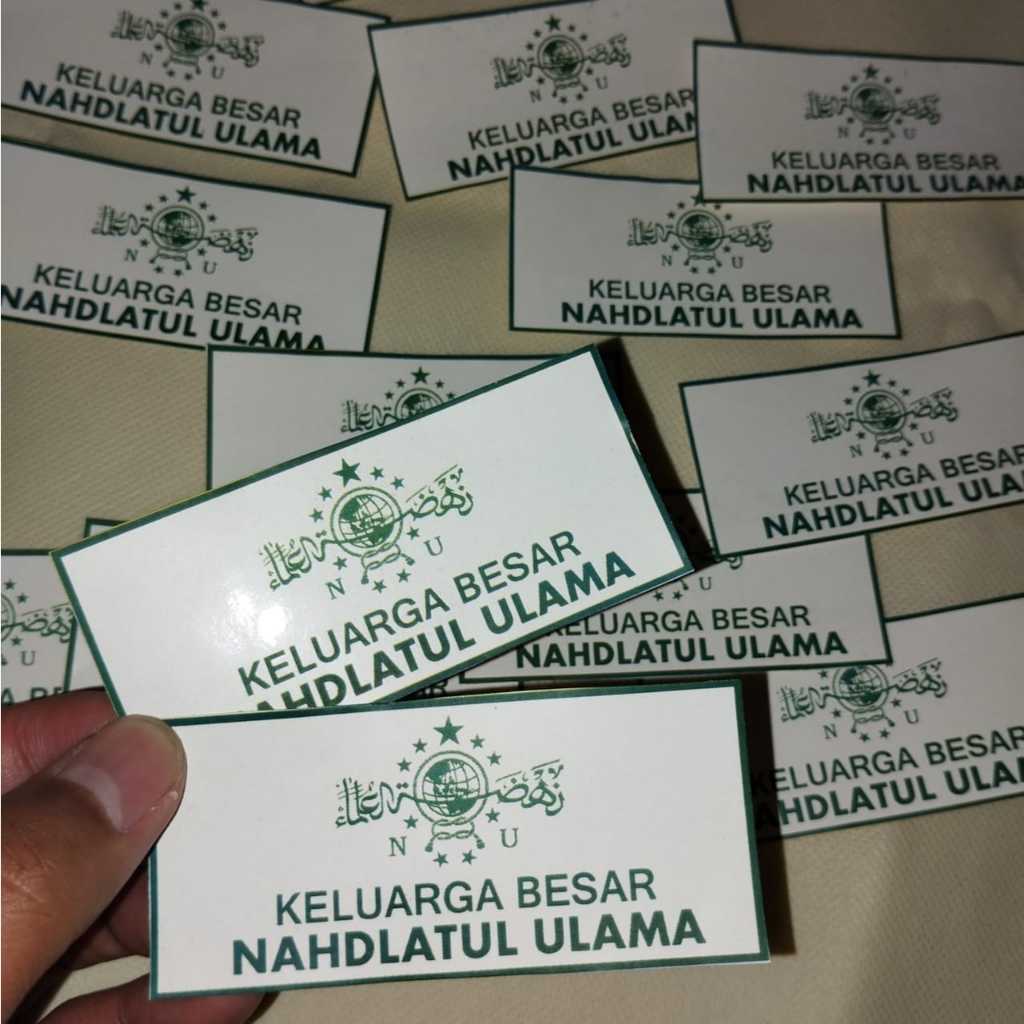 

Stiker NU | Keluarga Besar NU | Stiker Chromo | 14 Pcs Cutting