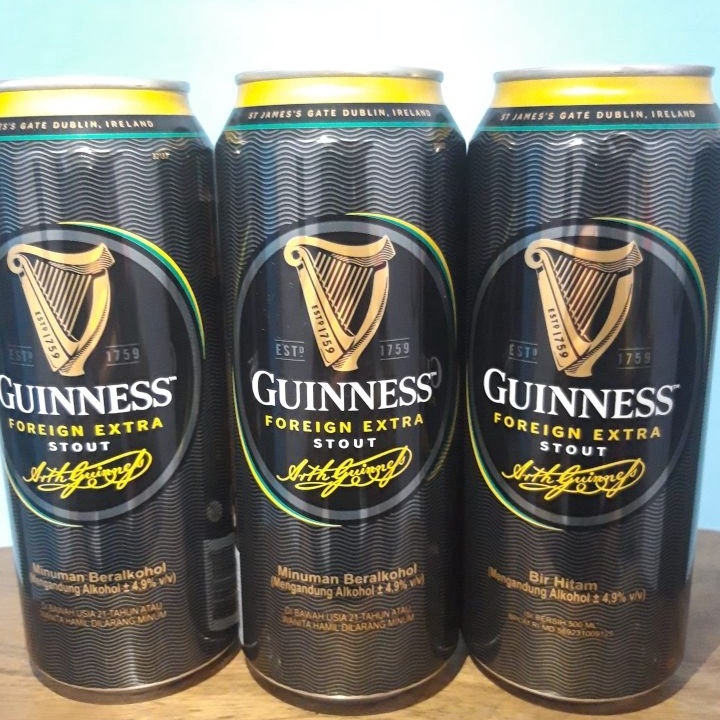 

DISKON guiness jumbo per kaleng5ml