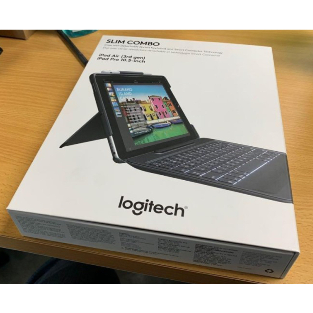 iPad Air 3 10.5 2019 / iPad Pro 10.5 2017 Logitech Slim Combo Keyboard Case Cover