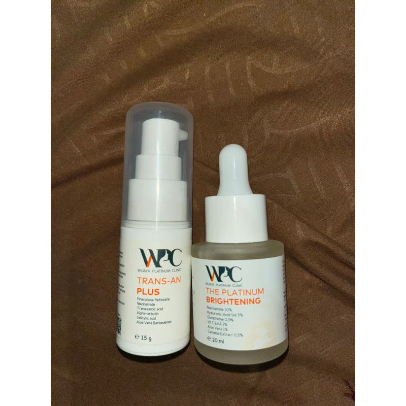 Preloved WPC Wijaya Platinum Clinic Trans-An Plus dan Brightening Serum
