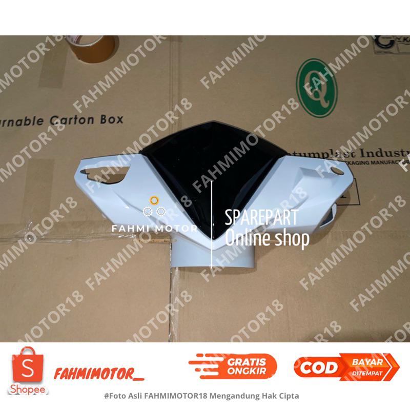 batok kepala depan Vario 125 techno bohlam old Kzr kzr putih