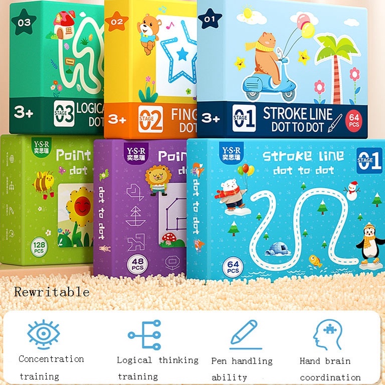 

MAGIC WORKBOOK DOT TO DOT WIPE AND CLEAN BUSY BOOK ACT IVITY BOOK BUKU EDUKASIMenulis Buku Panduan Belajar Menulis Ajaib PAUD Buku Belajar Menulis Huruf Dan Angka PAUD Anak TK Preschool Nursery Activity Book Workbook Buku Belajar PAUD Pintar Menulis