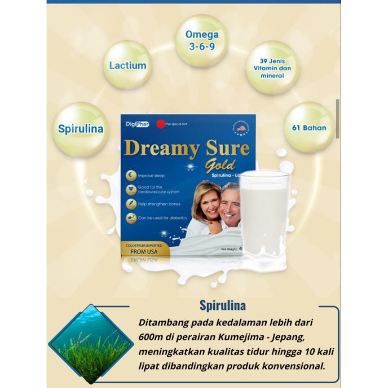 

Dreamy Sure Gold Susu Import Original USA Mengatasi Untuk Insomnia Dan Gangguan Tidur