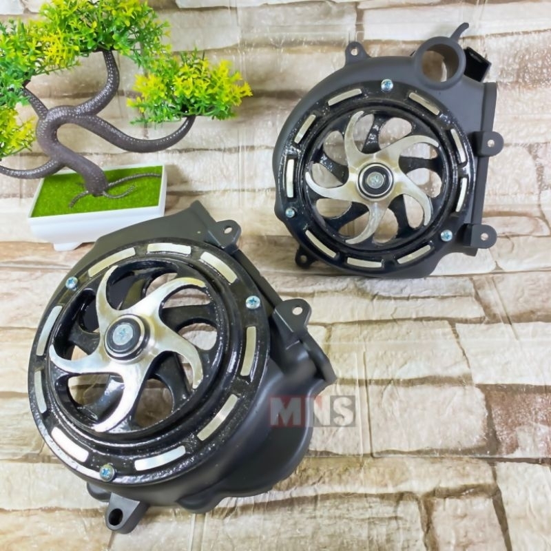 Cover Spiner Satu Set Beat Scoopy Genio Tutup Kipas Spinner Fan Muter Radiator Mesin