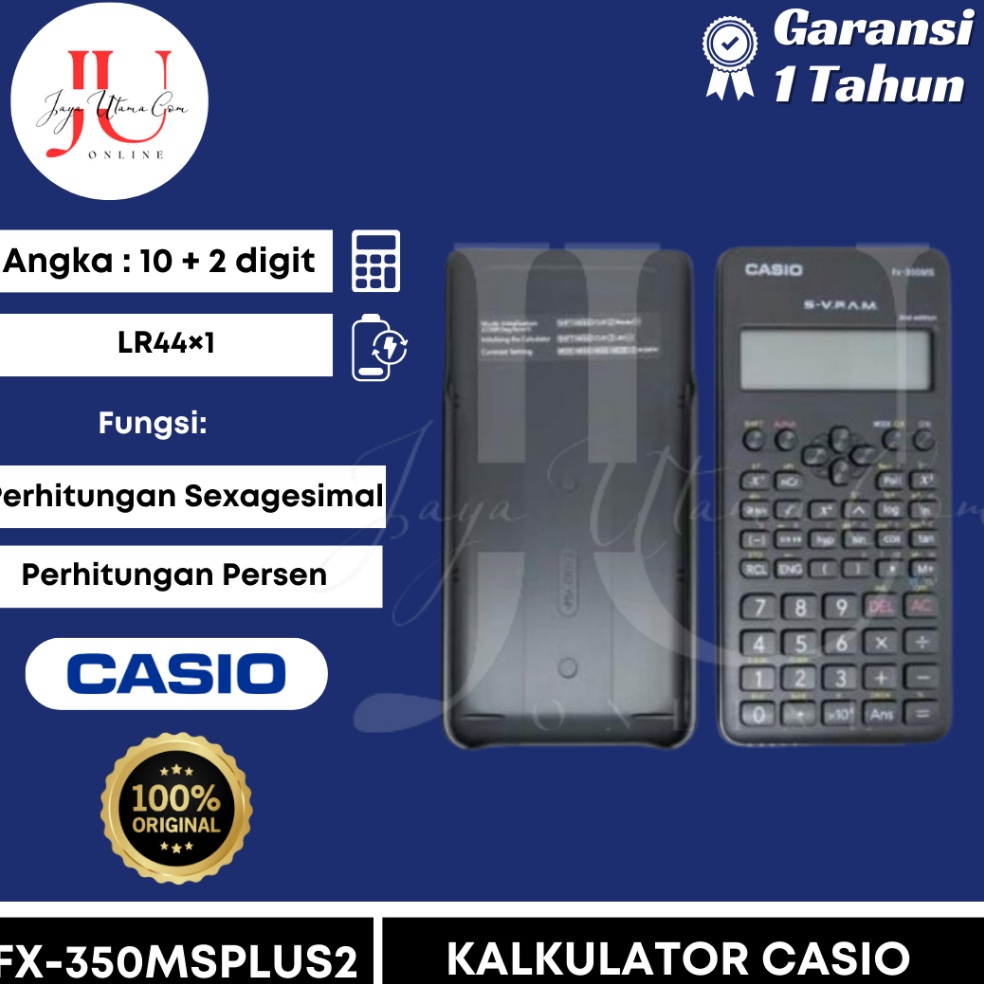 

KALKULATOR SCIENTIFIC CASIO FX 35MS 2 ORI ART L5U4