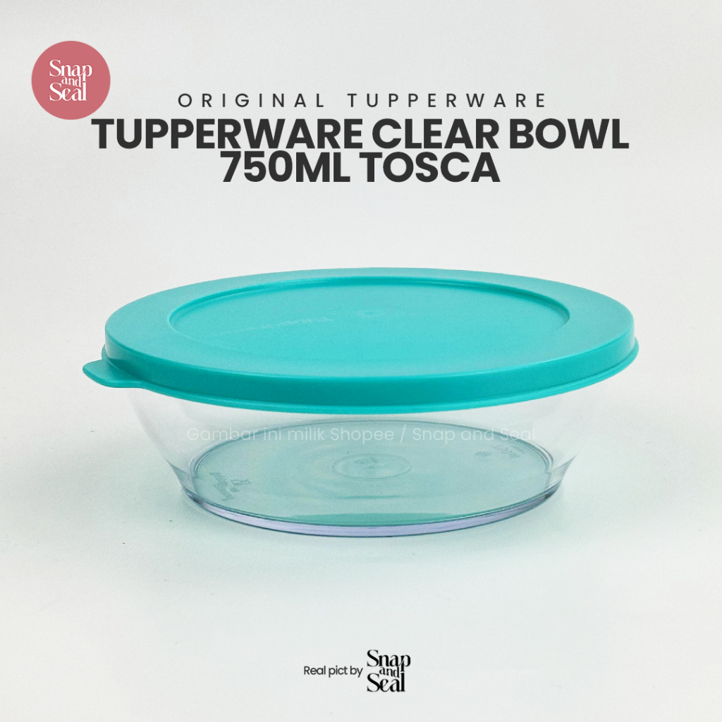 TUPPERWARE CLEAR BOWL 750ML tosca