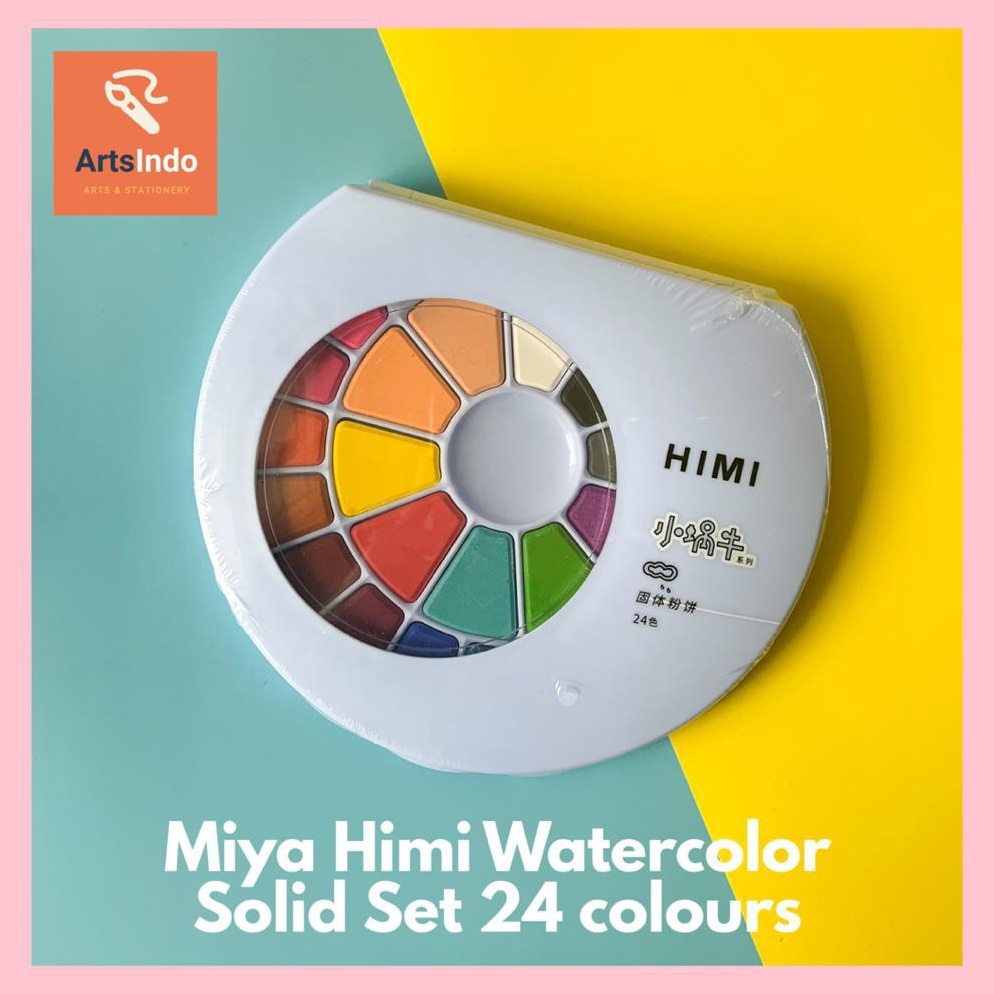 

Miya Solid Watercolor Paint Cat Air Set 24 Colors ART F4V3