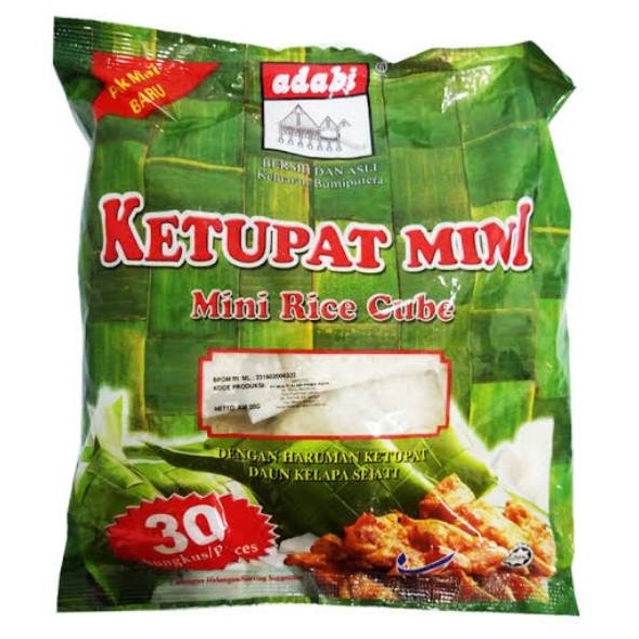 

PROMO SALE Ketupat mini adabi 1 pak isi 3 x 2 gram Halal Asli malaysia Promo