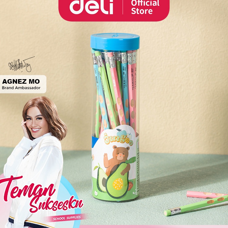

Deli Pensil 2B Graphite Pencil Isi 3 Free Rautan EC24 ART Z8P3