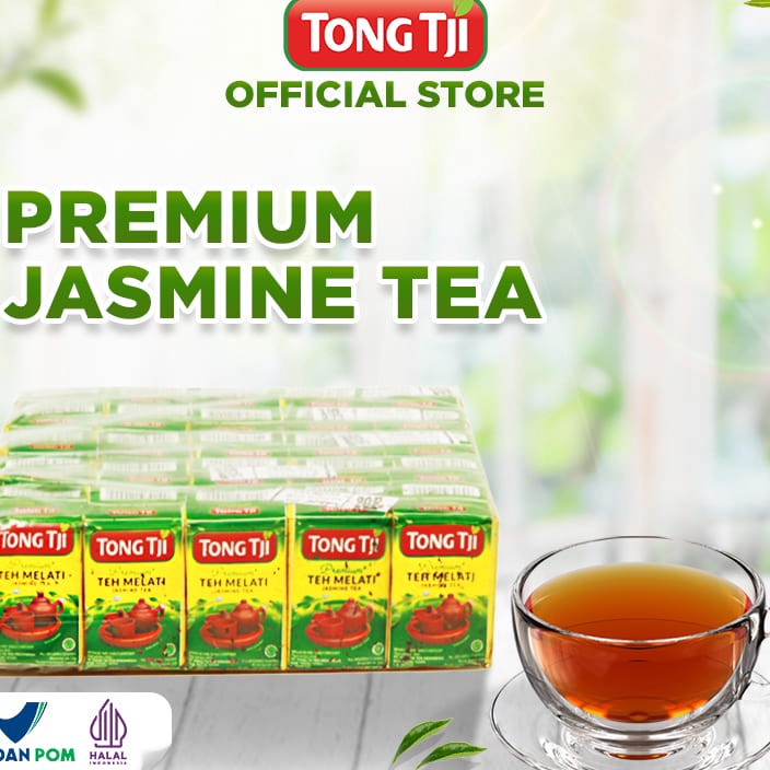 

COD Tong Tji Premium 9 gram Jasmine Tea Teh Seduh harga per slop