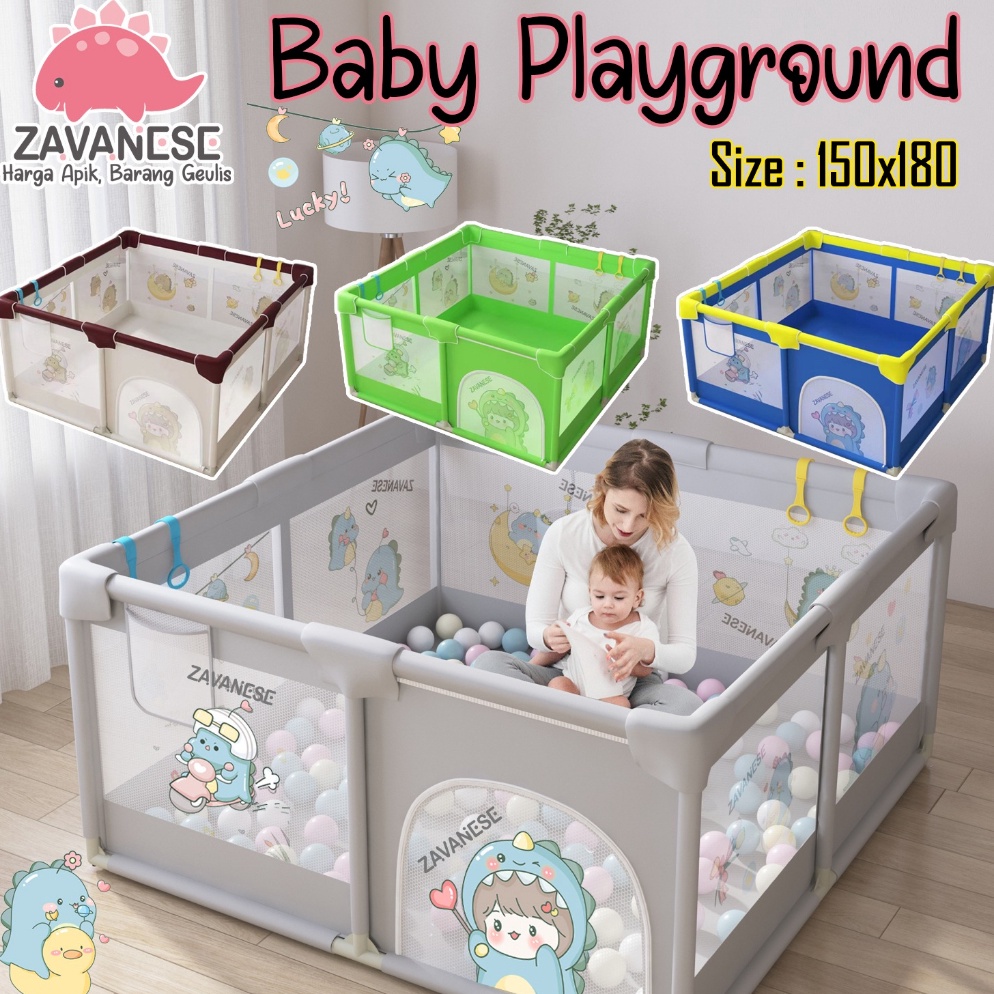 ART U49Q COD Tempat Bermain Anak Pagar Main Pagar Pengaman Untuk Bayi Bermain Pagar Bayi Kolam Mandi