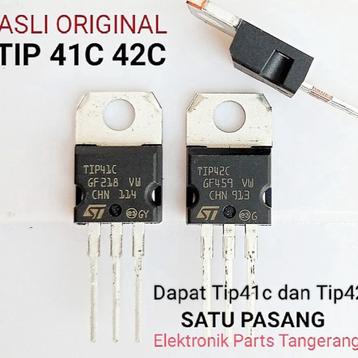 Terbaru 33 SATU PASANG TIP 41C ORIGINAL TIP 42C ORIGINAL TIP41 TIP42 TIP 41 TIP 42 TIP 41C ASLI TIP 
