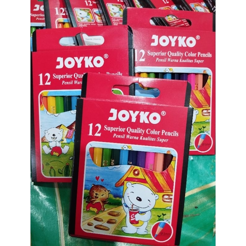 

PENSIL WARNA JOYKO 12 WARNA PENDEK