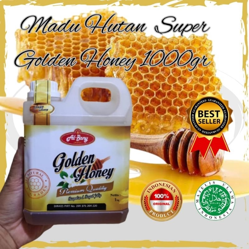 

RK60 MADU HUTAN GOLDEN HONEY AL-BANY NETT 1000GRAM (ORIGINAL QUALITY)