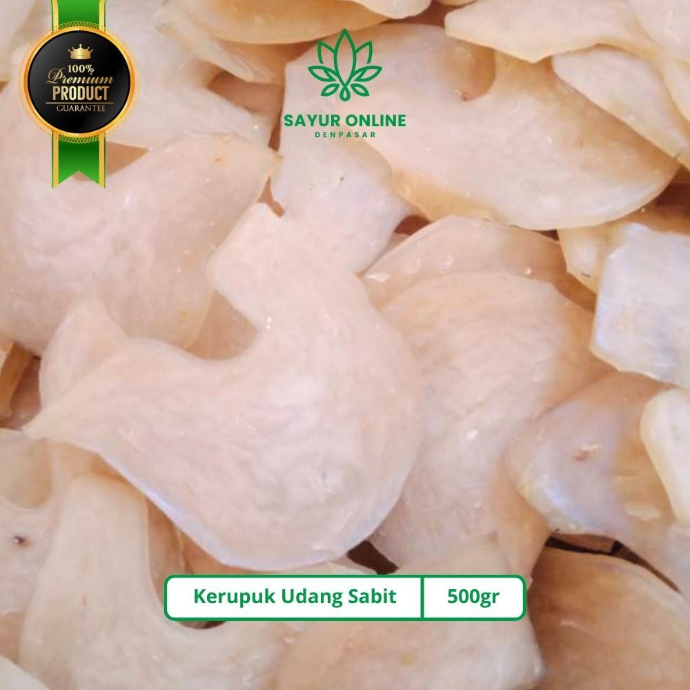

Kerupuk Udang Sabit 500gr - Sayur Online Denpasar