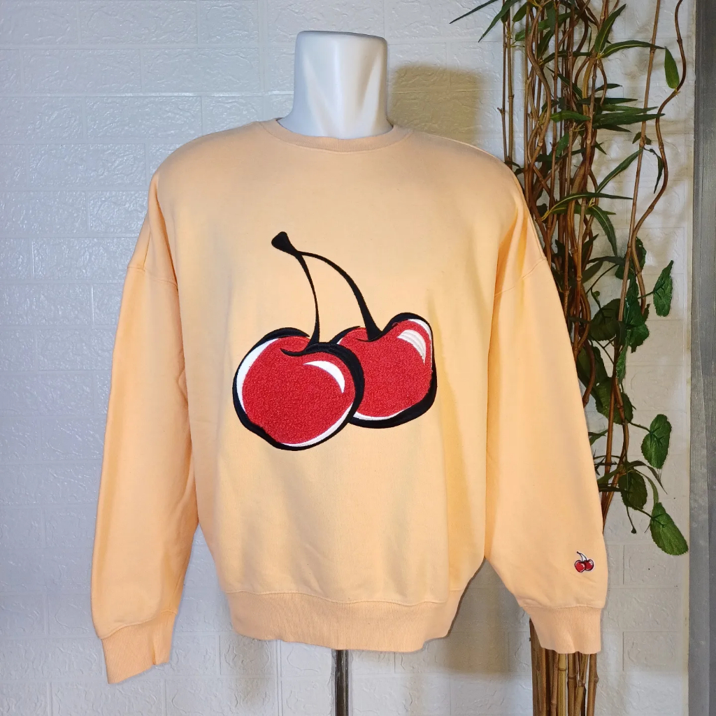 CREWNECK KIRSH CERRY, SIZE L-XL (SECOND BRANDED) CN0041