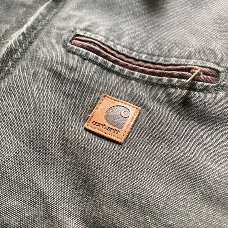 Carhartt Detroit Moss Green | Jaket Carhartt detroit | work jacket | jaket kerja | Carhartt hijau