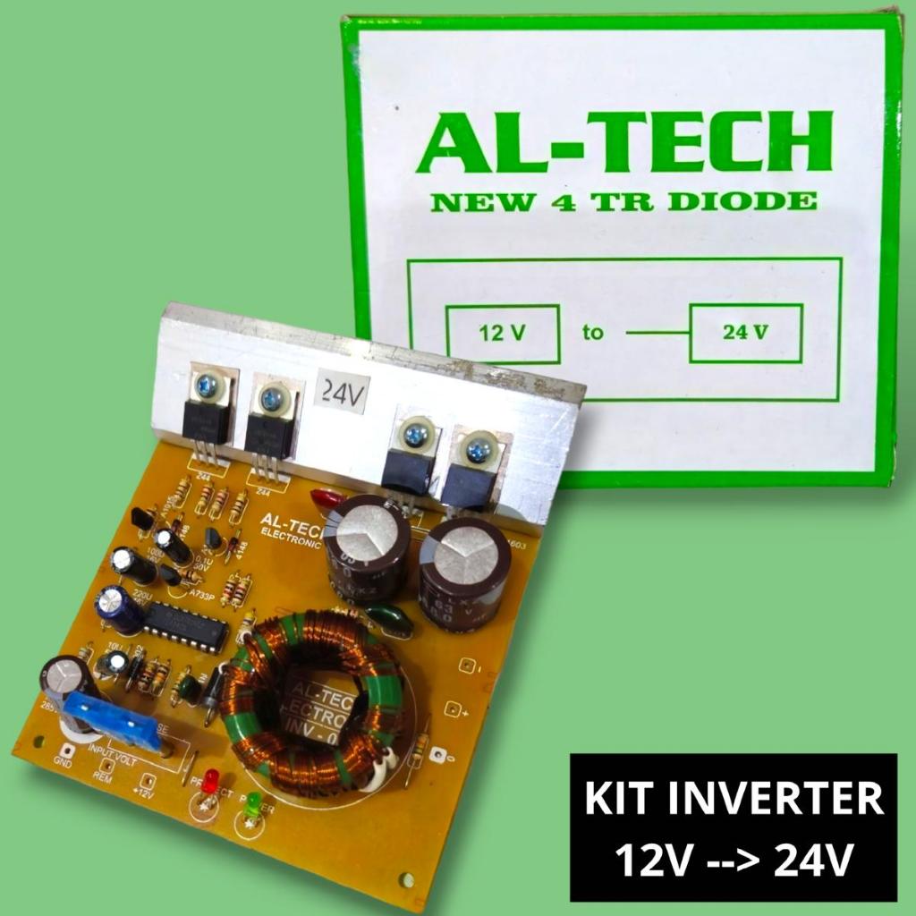 Kit Inverter DC to DC 12V to 24V CT / Inverter 24V Converter DC to CT