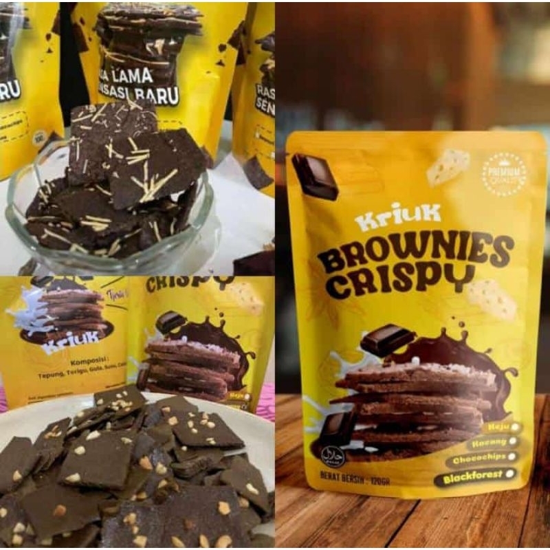 

brownies crispy kriuk brownis kering