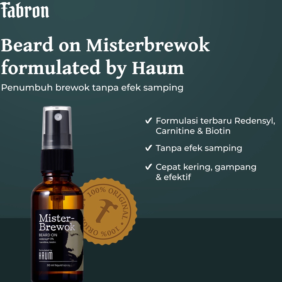 V44859 MisterBrewok Beard On  Penumbuh Brewok dengan LCLT