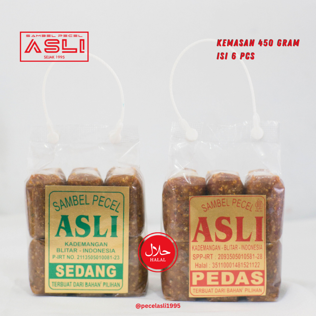 

BUMBU PECEL INSTAN | SAMBEL PECEL INSTAN | SAMBEL PECEL 450 GRAM PEDAS DAN SEDANG | PECEL ASLI BLITAR | PECEL BLITAR ENAK | SOUVENIR BUMBU PECEL