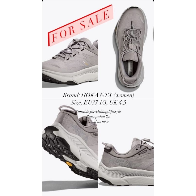 Preloved Sepatu Hiking/Jalan (Lifestyle) - HOKA Shoes Women