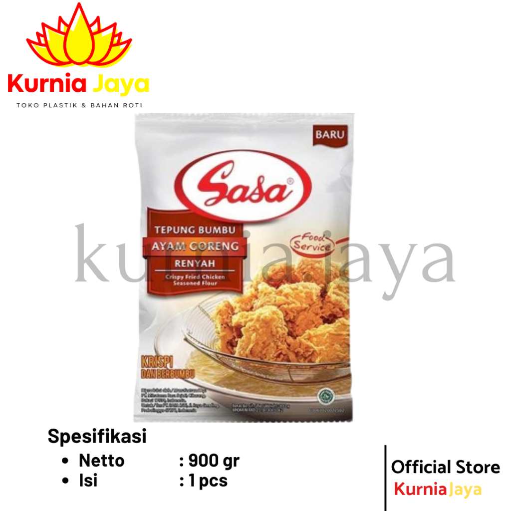 

[ SASA ] Tepung Bumbu Ayam Goreng 900gr