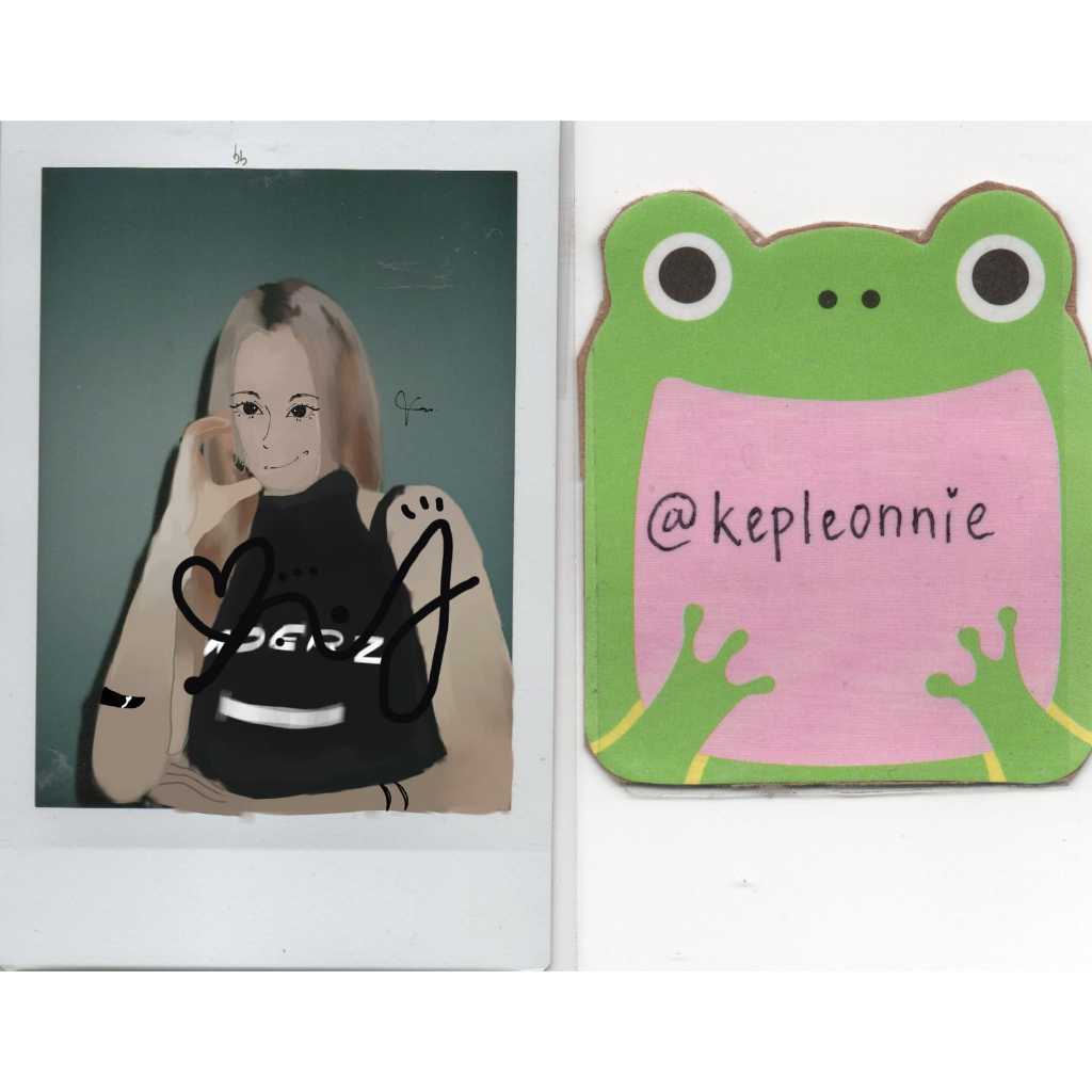 [READY STOCK INA] Kep1er Bahiyyih undisclosed sign pola signed polaroid from troubleshooter album