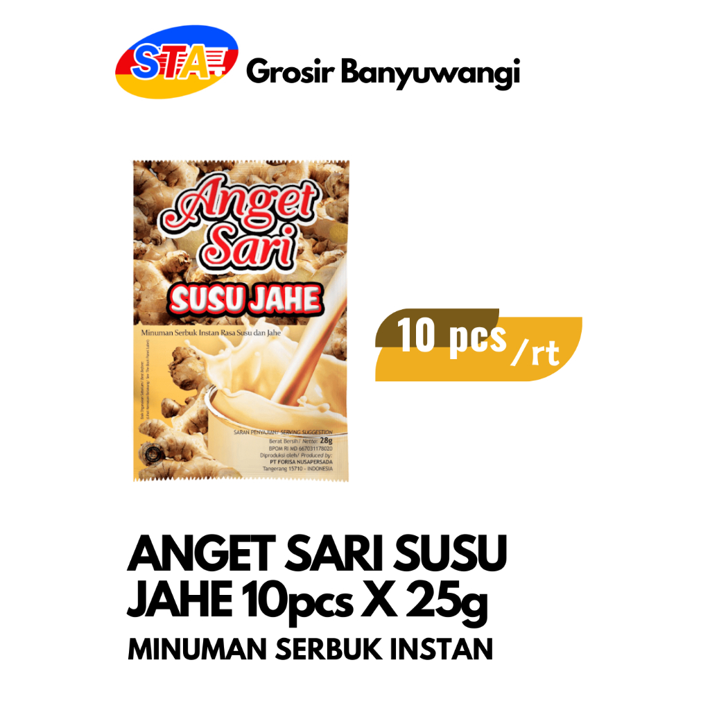 

[BWI] ANGET SARI SUSU JAHE ISI 10 PCS | MINUMAN SERBUK