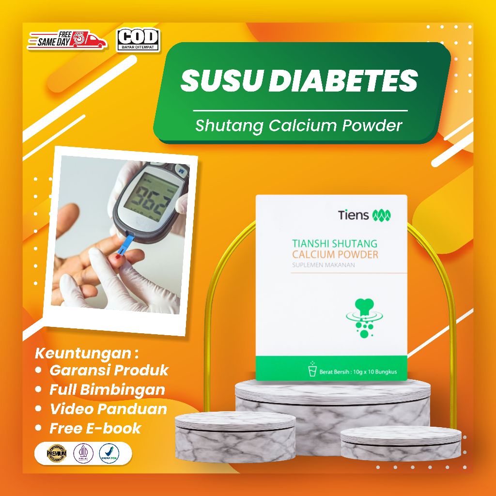 

OBAT CHINA DIABETES - Susu Labu Diabetes SHUTANG CALSIUM POWDER - Susu untuk Diabetes - Mengobati Diabetes KENCING MANIS KADAR GULA RENDAH BPOM