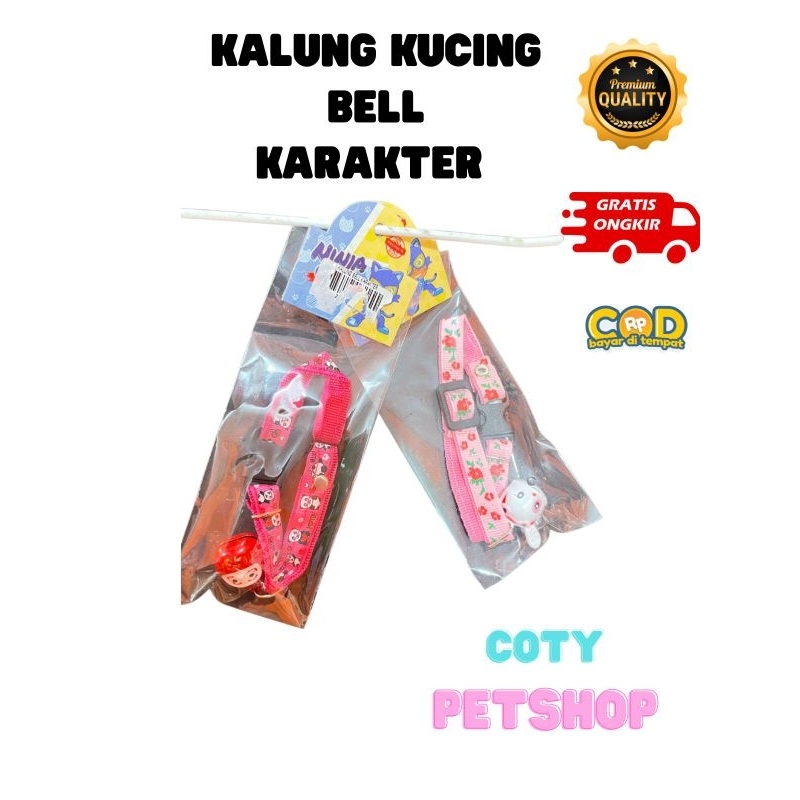 Kalung kucing lonceng karakter