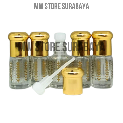 Botol Tola Suratti Motif Batik 3ML - Botol Stick Batik Printing Perlusin