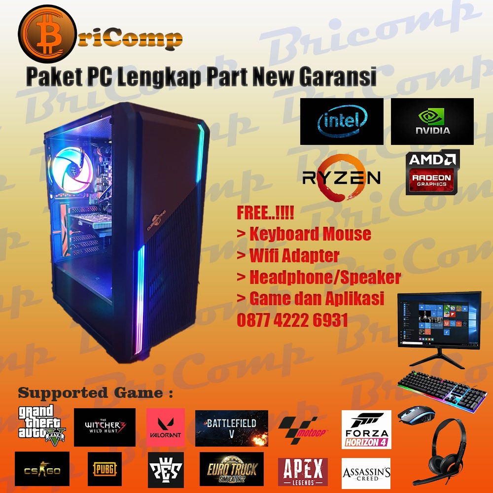 PC GAMING RYZEN 5 5500 GTX 1650
