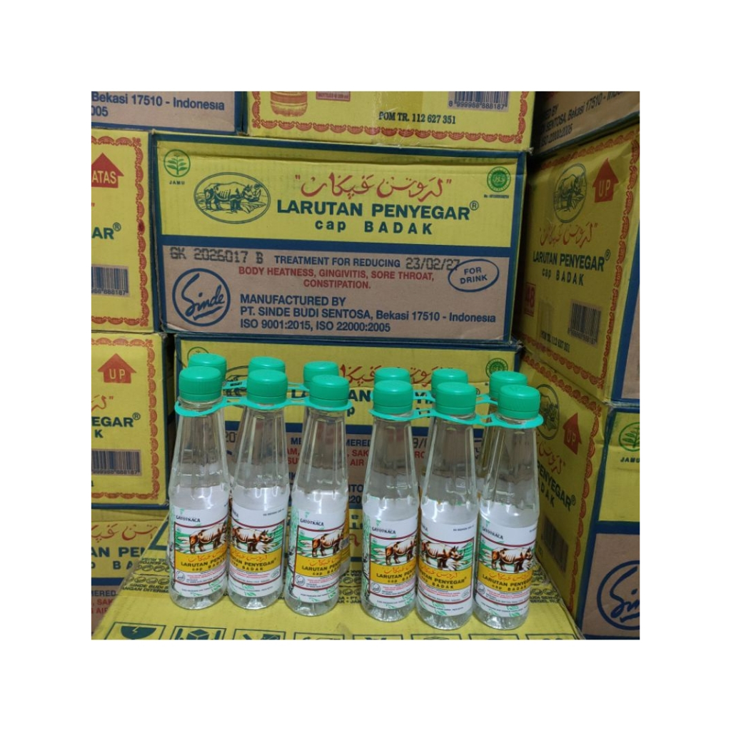 

LARUTAN PENYEGAR Cap BADAK Botol 200ml x6 pcs