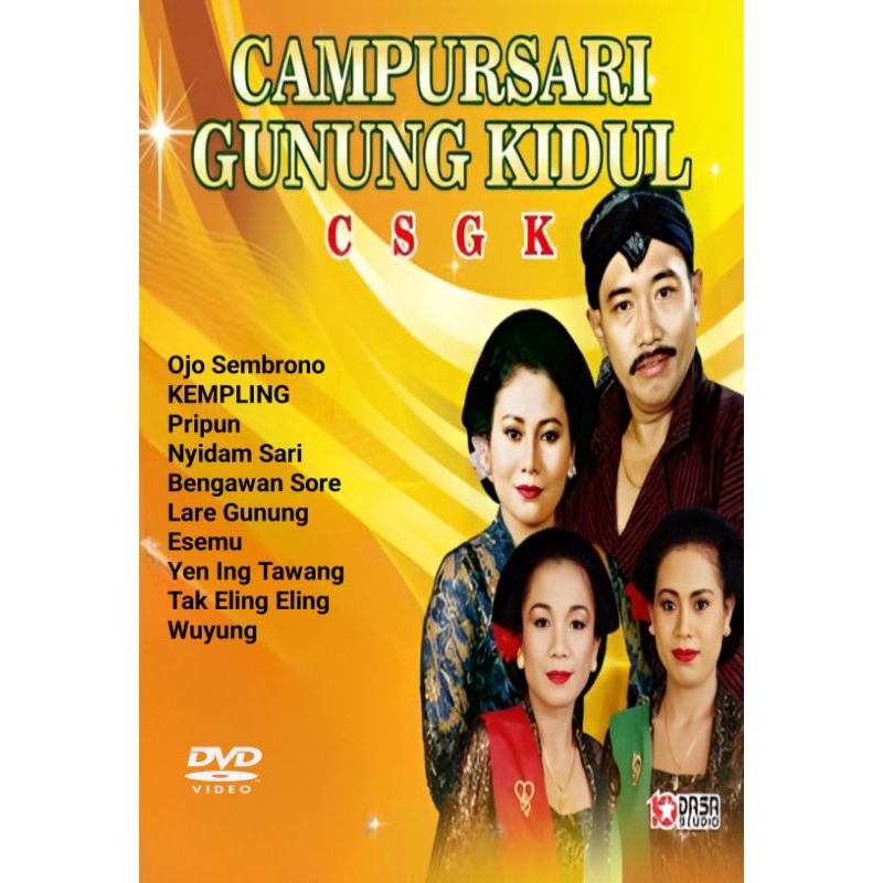 DVD CAMPURSARI GUNUNG KIDUL - LAGU MANTHOS - LAGU CAMPURSARI LAMA - LAGU WALJINAH - lagu jawa