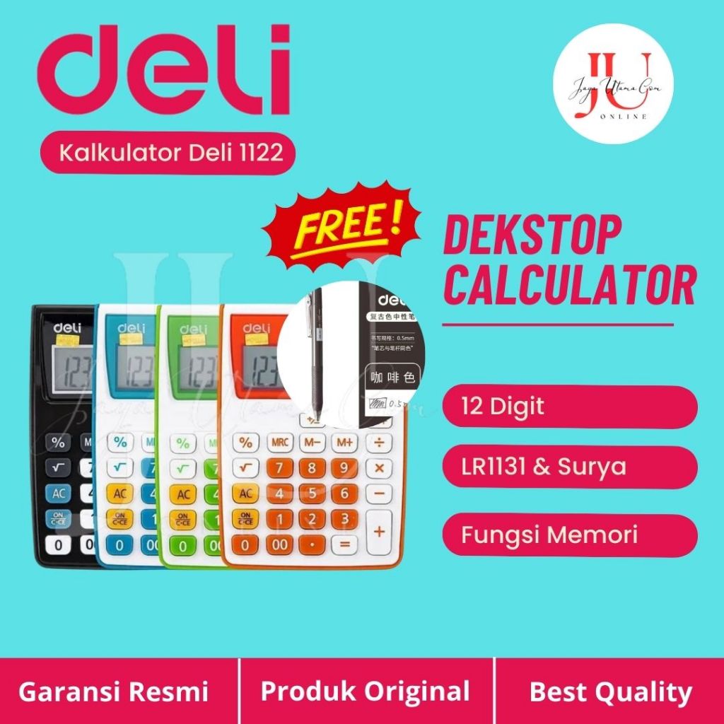 

Kalkulator Deli 1122